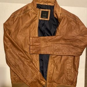 Zara Mens faux leather jacket